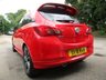 USED 2018 18 VAUXHALL CORSA 1.4 RED EDITION S/S 3d 148 BHP Vauxhall Main Dealer Service History + Just Serviced, MOT until April 2025