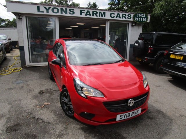 2018 18 Vauxhall Corsa 1.4 RED EDITION S/S 3d 148 BHP