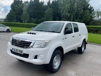 USED 2015 15 TOYOTA HI-LUX 2.5 ACTIVE 4X4 D-4D DCB 142 BHP PRICE 11350 + VAT 2270 TOTAL &pound;13620