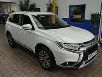 USED 2019 68 MITSUBISHI OUTLANDER 2.0 JURO 5d 148 BHP 7 SEATS APP SAT NAV REAR CAMERA PARKING SENSORS LOW MILEAGE MITSUBISHI WARRANTY TILL FEB 2024