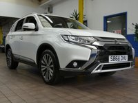 USED 2019 68 MITSUBISHI OUTLANDER 2.0 JURO 5d 148 BHP 7 SEATS APP SAT NAV REAR CAMERA PARKING SENSORS LOW MILEAGE MITSUBISHI WARRANTY TILL FEB 2024