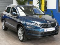 USED 2019 69 SKODA KAROQ 1.5 SE L TSI DSG 5d 148 BHP EURO 6 CAZ AND ULEZ COMPLIANT SAT NAV CRUISE DAB PART LEATHER INTERIOR HEATED SEATS REAR CAMERA PARKING SENSORS
