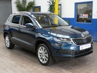 USED 2019 69 SKODA KAROQ 1.5 SE L TSI DSG 5d 148 BHP EURO 6 CAZ AND ULEZ COMPLIANT SAT NAV CRUISE DAB PART LEATHER INTERIOR HEATED SEATS REAR CAMERA PARKING SENSORS