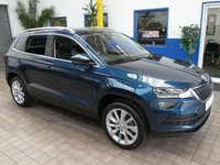 USED 2019 69 SKODA KAROQ 1.5 SE L TSI DSG 5d 148 BHP EURO 6 CAZ AND ULEZ COMPLIANT SAT NAV CRUISE DAB PART LEATHER INTERIOR HEATED SEATS REAR CAMERA PARKING SENSORS