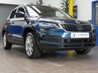 USED 2019 69 SKODA KAROQ 1.5 SE L TSI DSG 5d 148 BHP EURO 6 CAZ AND ULEZ COMPLIANT SAT NAV CRUISE DAB PART LEATHER INTERIOR HEATED SEATS REAR CAMERA PARKING SENSORS
