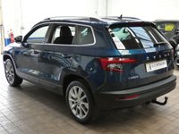USED 2019 69 SKODA KAROQ 1.5 SE L TSI DSG 5d 148 BHP EURO 6 CAZ AND ULEZ COMPLIANT SAT NAV CRUISE DAB PART LEATHER INTERIOR HEATED SEATS REAR CAMERA PARKING SENSORS