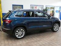 USED 2019 69 SKODA KAROQ 1.5 SE L TSI DSG 5d 148 BHP EURO 6 CAZ AND ULEZ COMPLIANT SAT NAV CRUISE DAB PART LEATHER INTERIOR HEATED SEATS REAR CAMERA PARKING SENSORS