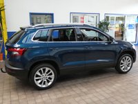 USED 2019 69 SKODA KAROQ 1.5 SE L TSI DSG 5d 148 BHP EURO 6 CAZ AND ULEZ COMPLIANT SAT NAV CRUISE DAB PART LEATHER INTERIOR HEATED SEATS REAR CAMERA PARKING SENSORS