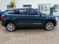 USED 2019 69 SKODA KAROQ 1.5 SE L TSI DSG 5d 148 BHP EURO 6 CAZ AND ULEZ COMPLIANT SAT NAV CRUISE DAB PART LEATHER INTERIOR HEATED SEATS REAR CAMERA PARKING SENSORS