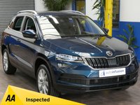 USED 2019 69 SKODA KAROQ 1.5 SE L TSI DSG 5d 148 BHP EURO 6 CAZ AND ULEZ COMPLIANT SAT NAV CRUISE DAB PART LEATHER INTERIOR HEATED SEATS REAR CAMERA PARKING SENSORS