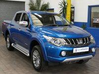 USED 2019 19 MITSUBISHI L200 2.4 DI-D 4WD WARRIOR DCB 178 BHP LOAD COVER LOAD LINER APP BASED SAT NAV HEATED LEATHER REAR CAMERA 1 OWNER EXCELLENT SERVICE HISTORY