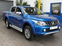 USED 2019 19 MITSUBISHI L200 2.4 DI-D 4WD WARRIOR DCB 178 BHP LOAD COVER LOAD LINER APP BASED SAT NAV HEATED LEATHER REAR CAMERA 1 OWNER EXCELLENT SERVICE HISTORY