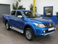 USED 2019 19 MITSUBISHI L200 2.4 DI-D 4WD WARRIOR DCB 178 BHP LOAD COVER LOAD LINER APP BASED SAT NAV HEATED LEATHER REAR CAMERA 1 OWNER EXCELLENT SERVICE HISTORY
