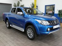 USED 2019 19 MITSUBISHI L200 2.4 DI-D 4WD WARRIOR DCB 178 BHP LOAD COVER LOAD LINER APP BASED SAT NAV HEATED LEATHER REAR CAMERA 1 OWNER EXCELLENT SERVICE HISTORY