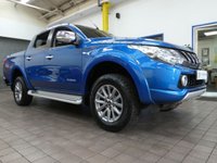 USED 2019 19 MITSUBISHI L200 2.4 DI-D 4WD WARRIOR DCB 178 BHP LOAD COVER LOAD LINER APP BASED SAT NAV HEATED LEATHER REAR CAMERA 1 OWNER EXCELLENT SERVICE HISTORY