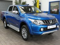 USED 2019 19 MITSUBISHI L200 2.4 DI-D 4WD WARRIOR DCB 178 BHP LOAD COVER LOAD LINER APP BASED SAT NAV HEATED LEATHER REAR CAMERA 1 OWNER EXCELLENT SERVICE HISTORY