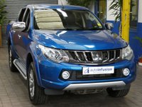 USED 2019 19 MITSUBISHI L200 2.4 DI-D 4WD WARRIOR DCB 178 BHP LOAD COVER LOAD LINER APP BASED SAT NAV HEATED LEATHER REAR CAMERA 1 OWNER EXCELLENT SERVICE HISTORY