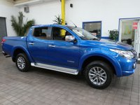 USED 2019 19 MITSUBISHI L200 2.4 DI-D 4WD WARRIOR DCB 178 BHP LOAD COVER LOAD LINER APP BASED SAT NAV HEATED LEATHER REAR CAMERA 1 OWNER EXCELLENT SERVICE HISTORY