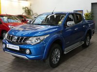 USED 2019 19 MITSUBISHI L200 2.4 DI-D 4WD WARRIOR DCB 178 BHP LOAD COVER LOAD LINER APP BASED SAT NAV HEATED LEATHER REAR CAMERA 1 OWNER EXCELLENT SERVICE HISTORY