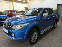 USED 2019 19 MITSUBISHI L200 2.4 DI-D 4WD WARRIOR DCB 178 BHP LOAD COVER LOAD LINER APP BASED SAT NAV HEATED LEATHER REAR CAMERA 1 OWNER EXCELLENT SERVICE HISTORY