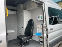 USED 2019 19 FORD TRANSIT 2.0 350 L3 H3 [ MOBILE OFFICE ] LWB HIGH ROOF P/V 129 BHP REAR OFFICE, STORAGE CUBOARDS,+INVERTER
