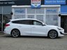 USED 2020 20 FORD FOCUS 1.5 VIGNALE TDCI 5d 119 BHP Finished in FROZEN WHITE metallic with contrasting BLACK PERFORATED Leather Heated trim. This is a modern day peoples Estate car. It is a reliable, practical and affordable vehicle that is liked by everyone. Great features which include Sat Nav, Auto Parking, Cruise Control, Rear View Camera, Heated Seats, Heads Up Display, Band and Olfsen Speakers, Heated Steering Wheel, Power Rear Boot, Park Sensors, Heated Front Screen, B/Tooth, DAB radio, Alloys, Front Fogs and much more. 4 Service stamps
