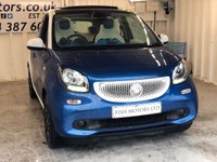 USED 2016 16 SMART FORFOUR 0.9 NIGHT SKY PROXY T 5d 90 BHP+0 ROAD TAX+ 2KEYS+1 FORMER KEEPER+ALLOYS+CLIMATE+HALF LEATHER SEATS+MEDIA+BLUETOOTH+USB+AUX+DAB