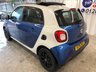 USED 2016 16 SMART FORFOUR 0.9 NIGHT SKY PROXY T 5d 90 BHP+0 ROAD TAX+ 2KEYS+1 FORMER KEEPER+ALLOYS+CLIMATE+HALF LEATHER SEATS+MEDIA+BLUETOOTH+USB+AUX+DAB