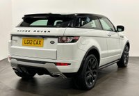 USED 2012 LAND ROVER RANGE ROVER EVOQUE 2.0 SI4 DYNAMIC LUX 3d 240 BHP Striking High Gloss Fuji White, Full Ebony Black Leather, Panoramic Glass Roof,Power Tailgate