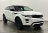 USED 2012 LAND ROVER RANGE ROVER EVOQUE 2.0 SI4 DYNAMIC LUX 3d 240 BHP Striking High Gloss Fuji White, Full Ebony Black Leather, Panoramic Glass Roof,Power Tailgate