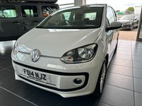 USED 2014 14 VOLKSWAGEN UP 1.0 HIGH UP 3d 74 BHP AIR CONDITIONING - AUX IN SOCKET - HEATED SEATS - DRIVER SEAT HEIGHT ADJUSTMENT -  ALLOY WHEELS - FRONT FOG LIGHTS