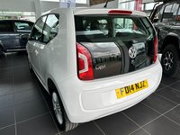 USED 2014 14 VOLKSWAGEN UP 1.0 HIGH UP 3d 74 BHP AIR CONDITIONING - AUX IN SOCKET - HEATED SEATS - DRIVER SEAT HEIGHT ADJUSTMENT -  ALLOY WHEELS - FRONT FOG LIGHTS