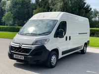 USED 2019 69 CITROEN RELAY 2.2 35 L3H2 ENTERPRISE BLUEHDI S/S 139 BHP 2  KEYS , CHOICES OF VANS IN STOCK