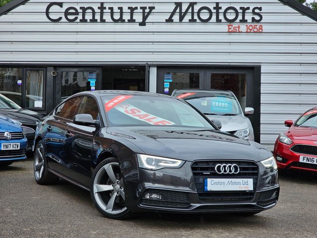 2013 63 Audi A5 2.0 TDi BLACK EDITION SportBack Quattro 5dr - UPGRADE ALLOYS