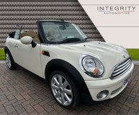 USED 2010 10 MINI CONVERTIBLE 1.6 ONE 2d 98 BHP BLUETOOTH HANDSFREE - AIR CONDITIONING - 17" CROWN SPOKE ALLOYS - HEIGHT ADJUSTABLE SEATS (DRIVER AND PASSENGER) -