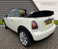 USED 2010 10 MINI CONVERTIBLE 1.6 ONE 2d 98 BHP BLUETOOTH HANDSFREE - AIR CONDITIONING - 17" CROWN SPOKE ALLOYS - HEIGHT ADJUSTABLE SEATS (DRIVER AND PASSENGER) -