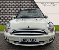 USED 2010 10 MINI CONVERTIBLE 1.6 ONE 2d 98 BHP BLUETOOTH HANDSFREE - AIR CONDITIONING - 17" CROWN SPOKE ALLOYS - HEIGHT ADJUSTABLE SEATS (DRIVER AND PASSENGER) -