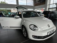 USED 2014 14 VOLKSWAGEN BEETLE 1.6 DESIGN TDI BLUEMOTION TECHNOLOGY DSG 3d 104 BHP 2 OWNERS