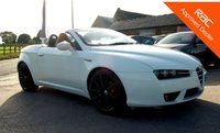 USED 2008 08 ALFA ROMEO SPIDER 2.2 JTS LIMITED EDITION 2d 185 BHP 2008 ALFA ROMEO SPIDER 2.2 JTS LIMITED EDITION 2d 185 BHP CONVERTIBLE ELECTRIC ROOF TAN LEATHER STUNNING CONDITION 19" ALLOYS CLIMATE AIR CON FSH MOT RAC WARRANTY PEARL WHITE