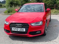 USED 2012 12 AUDI A4 2.0 TDI BLACK EDITION 4d 141 BHP 70+MPG ++ &pound;35 ROAD TAX