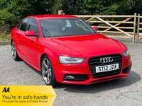 USED 2012 12 AUDI A4 2.0 TDI BLACK EDITION 4d 141 BHP 70+MPG ++ &pound;35 ROAD TAX