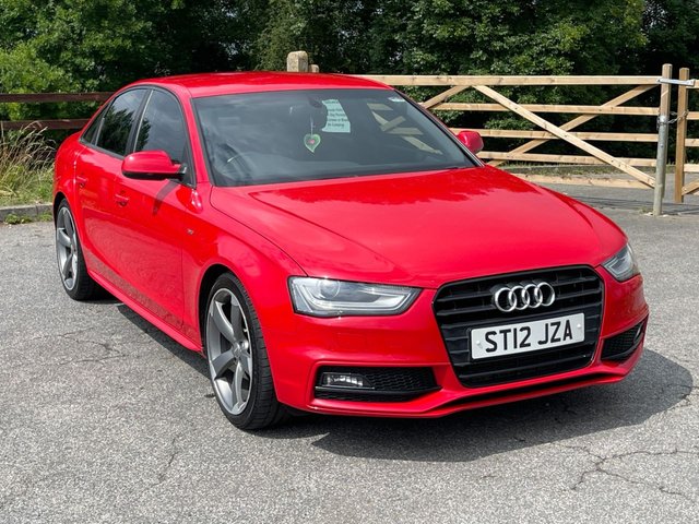 2012 12 Audi A4 2.0 TDI BLACK EDITION 4d 141 BHP