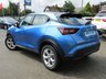 USED 2020 69 NISSAN JUKE 1.0 DIG-T ACENTA 5d 116 BHP Finished in VIVID BLUE MET with contrasting GREY CLOTH trim. The Nissan Juke first appeared in 2010 and has remained a favourite with its eye catching looks. Ideal Mid Sized family car. Features include Rear View Camera, DAB, B/Tooth, 17" Alloys Cruise Control and much more. Dealer serviced at 3025 miles, 15970 miles, and at 24484 on arrival.