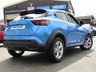 USED 2020 69 NISSAN JUKE 1.0 DIG-T ACENTA 5d 116 BHP Finished in VIVID BLUE MET with contrasting GREY CLOTH trim. The Nissan Juke first appeared in 2010 and has remained a favourite with its eye catching looks. Ideal Mid Sized family car. Features include Rear View Camera, DAB, B/Tooth, 17" Alloys Cruise Control and much more. Dealer serviced at 3025 miles, 15970 miles, and at 24484 on arrival.