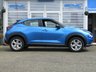 USED 2020 69 NISSAN JUKE 1.0 DIG-T ACENTA 5d 116 BHP Finished in VIVID BLUE MET with contrasting GREY CLOTH trim. The Nissan Juke first appeared in 2010 and has remained a favourite with its eye catching looks. Ideal Mid Sized family car. Features include Rear View Camera, DAB, B/Tooth, 17" Alloys Cruise Control and much more. Dealer serviced at 3025 miles, 15970 miles, and at 24484 on arrival.