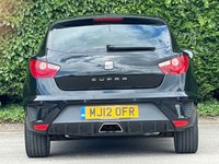 USED 2012 12 SEAT IBIZA 1.4 CUPRA TSI DSG 3d 177 BHP PAN ROOF/LEATHER