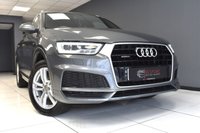 USED 2017 17 AUDI Q3 2.0 TDI QUATTRO S LINE EDITION  **&pound;299 A MONTH WITH &pound;2595 DEPOSIT**
