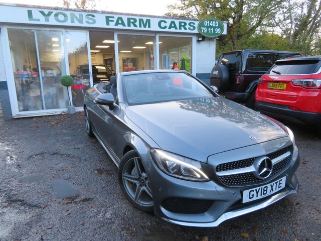 2018 18 Mercedes-Benz C-Class 2.1 C 220 D AMG LINE 2d 168 BHP CONVERTIBLE AUTOMATIC