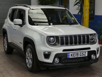 USED 2019 19 JEEP RENEGADE 1.3 LIMITED 5d 148 BHP SAT NAV HEATED LEATHER PARKING SENSORS LOW MILEAGE 1 OWNER EXCELLENT SERVICE HISTORY 6 MONTHS GOLD WARRANTY