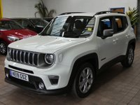 USED 2019 19 JEEP RENEGADE 1.3 LIMITED 5d 148 BHP SAT NAV HEATED LEATHER PARKING SENSORS LOW MILEAGE 1 OWNER EXCELLENT SERVICE HISTORY 6 MONTHS GOLD WARRANTY